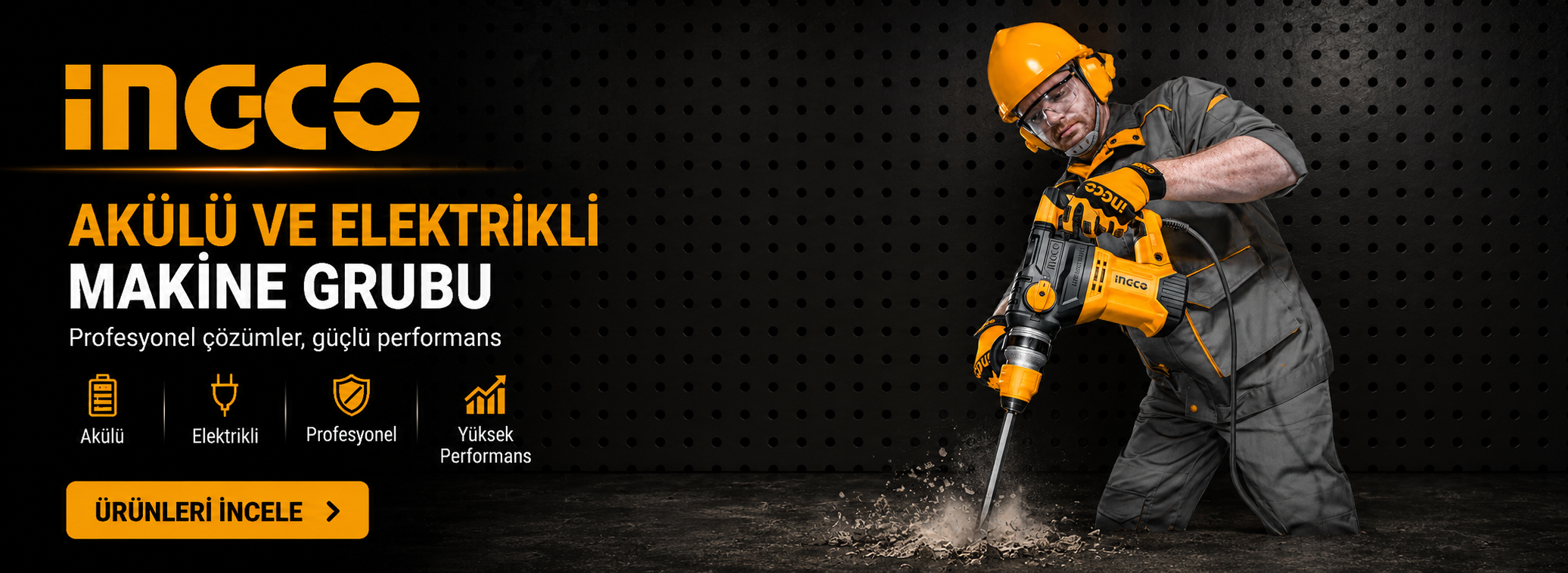 INGCO Akülü ve Elektrikli El Aletleri