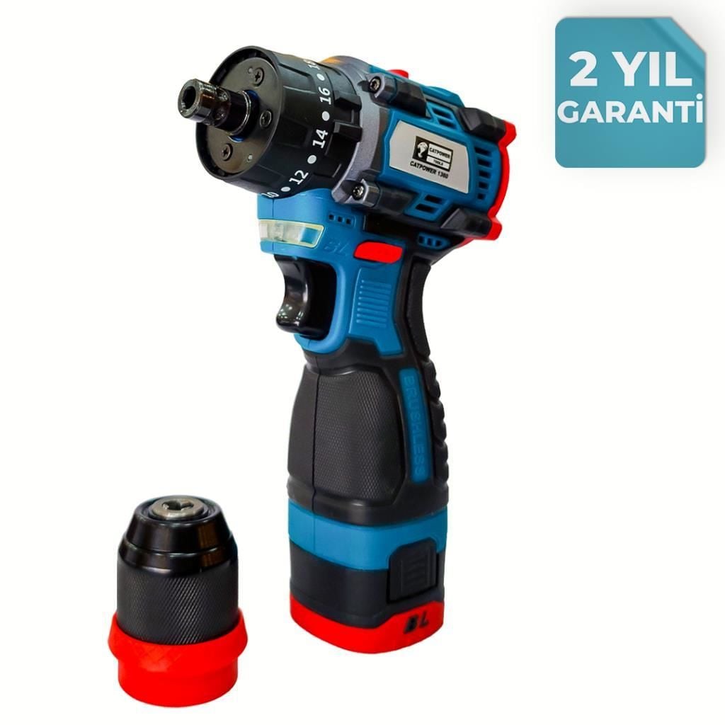 KÖMÜRSÜZ DARBELİ AKÜLÜ VİDALAMA 16V Lİ-İON 2.0Ah