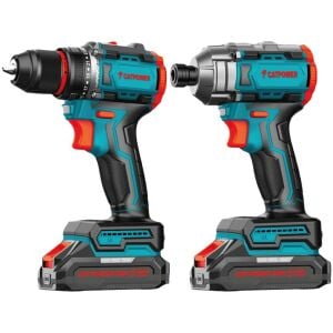 CATPOWER 5135 Kömürsüz Akülü 2'li Set Matkap ve Torklu Vidalama