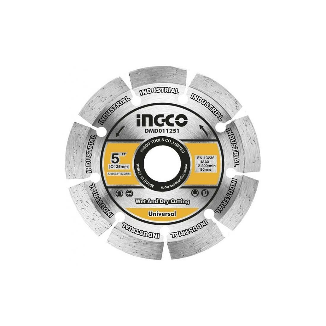 Soketli Elmas Disk 125mmx22.2mm