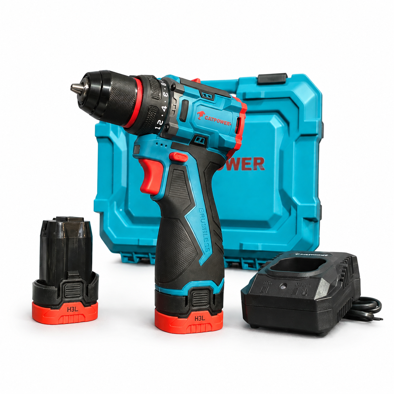 CATPOWER 1046 Kömürsüz Akülü Darbeli Vidalama 16V 2.0Ah