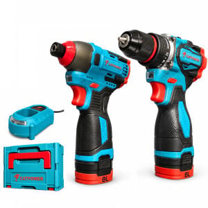 CATPOWER 5161 KÖMÜRSÜZ Li-iON AKÜLÜ 2'Lİ KOMBO SET - MATKAP VE TORKLU VİDALAMA