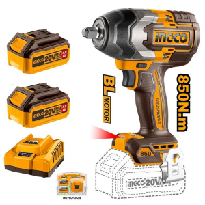 Li-ion Akülü Somun Sıkma 1/2'' 20V 4.0Ah + Li-ion Akü ve Şarj Cihazı Seti 20V 4.AH (ING-FBCPK1424E)