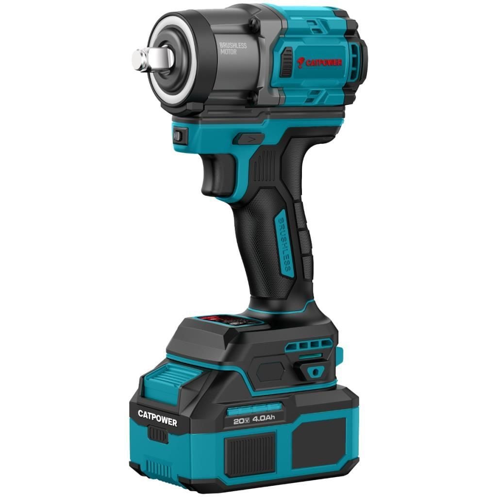 CATPOWER 4227 Kömürsüz Akülü Somun Sıkma 1/2'' 800NM Lİ-İON 20V 4.0Ah