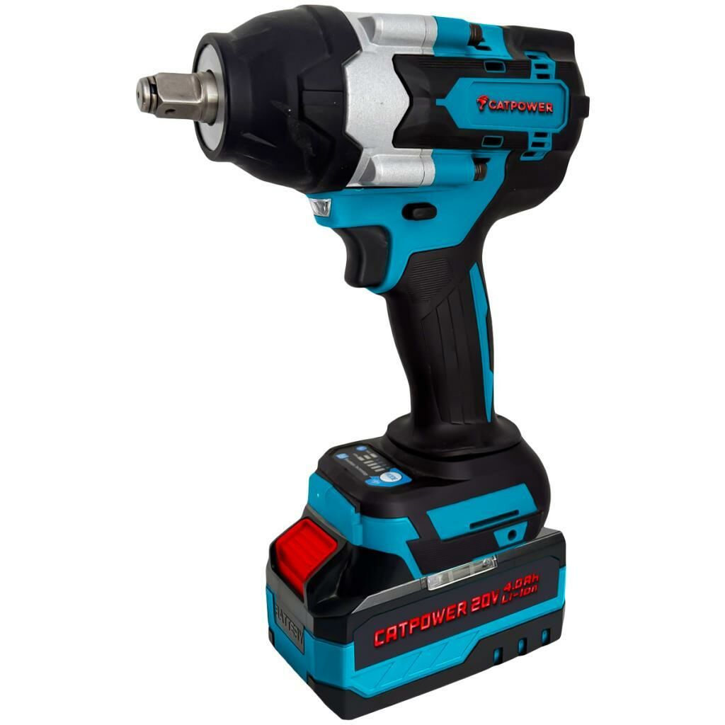 CATPOWER 1570 Kömürsüz Akülü 850Nm Tork Somun Sıkma Makinesi 1/2'' 20V 4.0Ah Li-İon 850Nm Tork