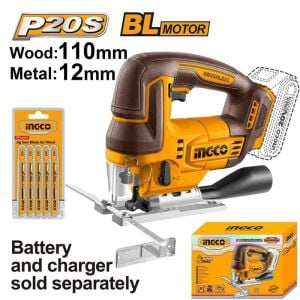 INGCO CJSLI1008 Li-ion Kömürsüz Akülü Dekupaj 20V