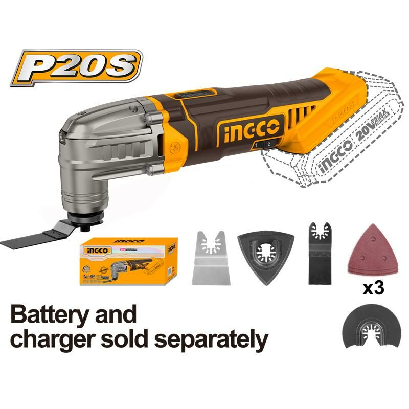 INGCO CMLI2022 Li-ion Akülü Multiset 20V 2.0Ah