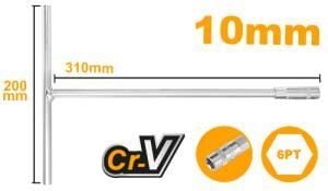 INGCO HTSW1008 T-Saplı Lokma Anahtarı 10mm
